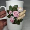 Mug with Polymer Clay Decor