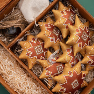 Golden Star Set with Gingerbread