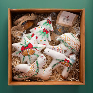 Ornament Set – Christmas Fairy Tale (Wooden Box)