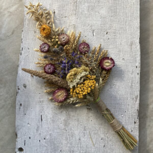 Amulet from Dried Flowers and Grasses "Makovei", Wildflowers, Handcrafted, 40 cm