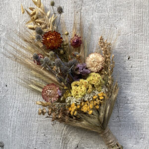 Amulet from Dried Flowers and Grasses, Wildflowers, Handcrafted, 30 cm