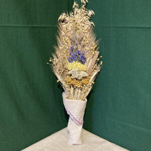 Amulet from Dried Flowers and Grasses "Makovei", Wildflowers, 55 cm