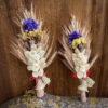Amulet from Dried Flowers and Grasses, Interior Decor, Handcrafted "Makovei", 30 cm