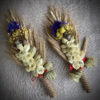 Amulet from Dried Flowers, Woven Elements and Grasses "Makovei", 30 cm
