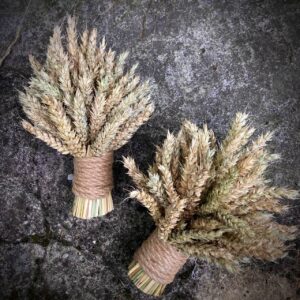 Christmas Didukh from Wheat Ears, Traditional Handcrafted Amulet, 20 cm
