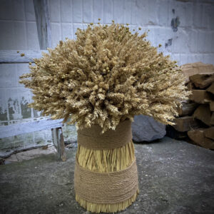 Christmas Didukh from Rye Ears and Flax, 1.5 m