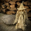 Straw Witch, Handcrafted, Decor-Amulet, 35 cm