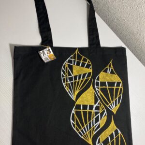 Hand-Painted Tote Bag