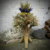 Christmas Didukh from Rye Ears and Flax, 50 cm