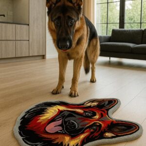 German Shepherd Rug