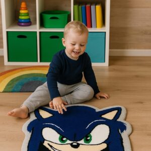 Handmade Tufted Rug Sonic 54x60 cm