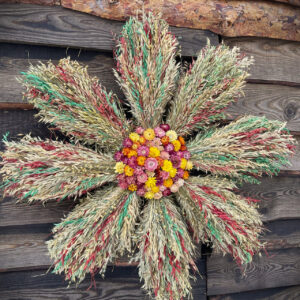 Straw Figure "Maslenitsa Lady", Handmade