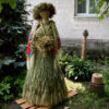 Straw Figure "Forest Mavka", Handmade, 1-2 m