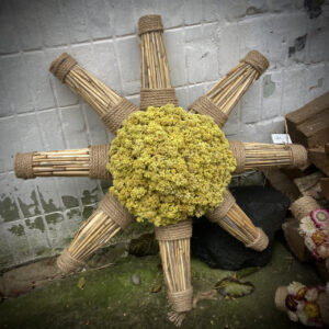 Straw Figure "Kolodiy Star" for Maslenitsa, Handmade, Amulet