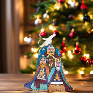 Coffee-Scented Textile Bell – Three Kings