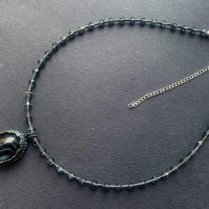 Agate Onyx Choker Necklace
