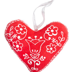 Vanilla-Scented Souvenir – Heart with White Ornament