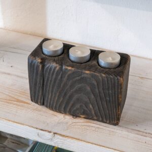 Triple Tealight Candle Holder