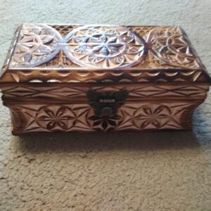 Carved Wooden Box