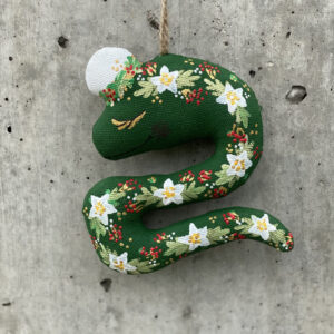 Handmade Textile Figurine – Snake Princess