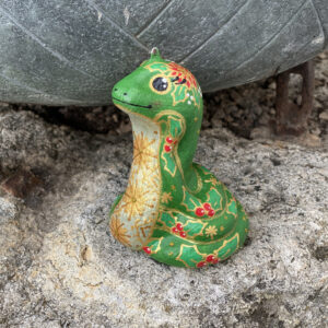 Handcrafted Sculpture – Floral Snake