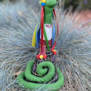 Handmade Textile Figurine – Zmieslava