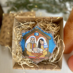 Coffee-Scented Souvenir "Christmas Star – Holy Family"