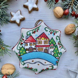 Vanilla-Scented Christmas Star – Winter Town