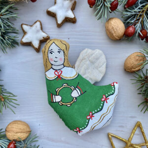 Souvenir "Vanilla Angel with Tambourine"