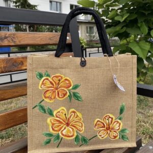 Hand-Painted Burlap Bag – Limited Edition (alternative to avoid duplicate)