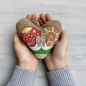 Coffee-Scented Souvenir – Heart with Snails