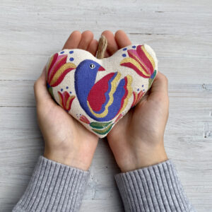 Vanilla-Scented Souvenir – Heart with Purple Bird