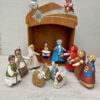 Textile Nativity Scene – 14 Figures