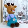 New Year Reindeer – Handmade Soft Toy