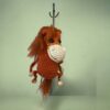 Handmade Horse Keychain Toy – Symbol of 2026