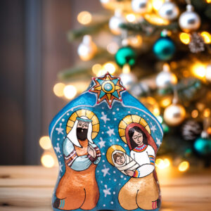 Sculptural Nativity Scene – Holy Family