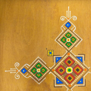 Plywood Box 32×32 cm – Light Graphic