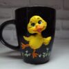 Mug "Duckling" with Polymer Clay Decor