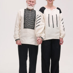Matching Beige Linen Shirts Podillia