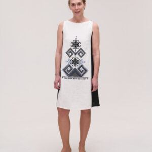 Linen Dress with Hand Embroidery Berehynia