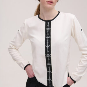 Women’s Milk Linen Shirt Strichka