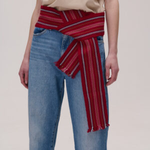Raspberry Krajka Belt