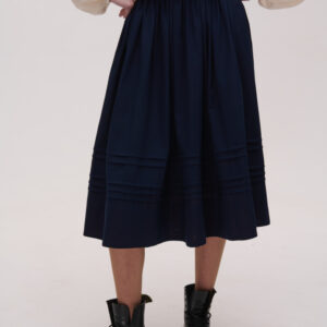 Blue Linen Skirt Rozmai