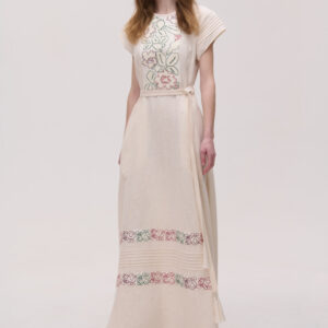 Milk Linen Dress Pokusinski