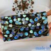 Wallet "Blue Leaves"