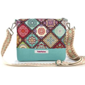 Bag "Lisbon Turquoise" with Strap