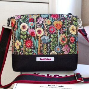 Rectangular Bag "Rosalia" with Wide Strap