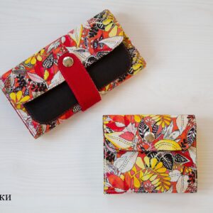 Set of Two Wallets "Tropics"