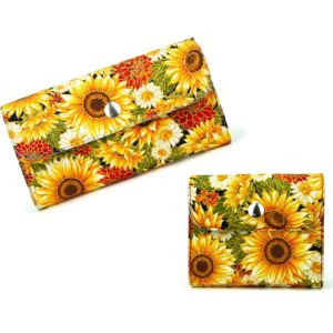 Set of Two Wallets "Ukrainian Sunflowers"