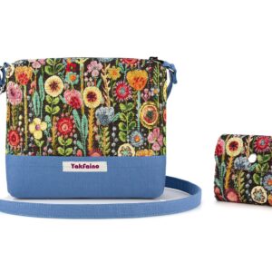 Bag Set "Rosalia" Blue with Wallet